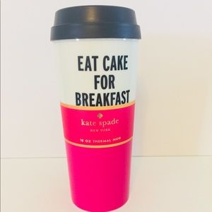 Kate Spade Eat Cake For Breakfast Thermal Mug